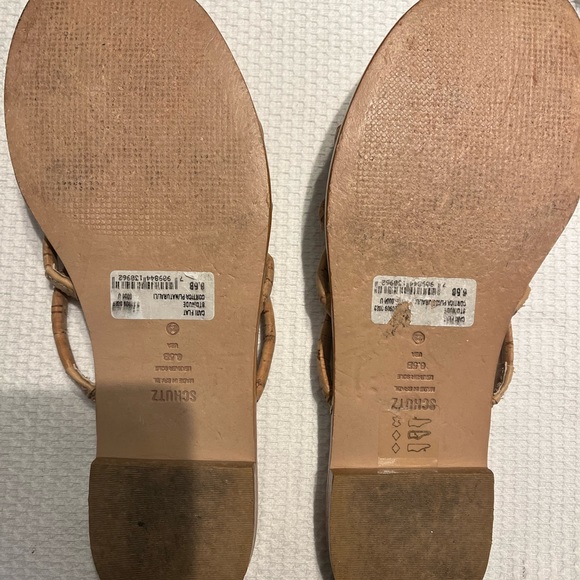 Schutz cork flat sandals - Picture 2 of 2